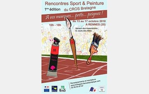 &quot; Sport et peinture&quot; à Rennes du 13 au 17 Octobre