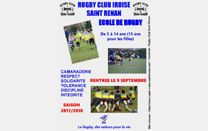 Rentrée de l'école de rugby