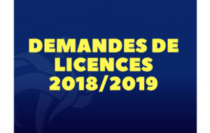 Licences 2018/2019