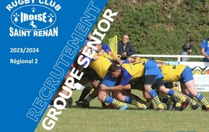 Recrutement groupe sénior saison 2023/2024